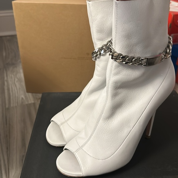 Monika Chiang white leather booties - Picture 3 of 5
